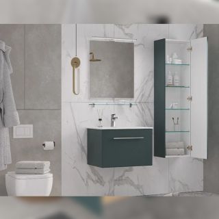 Тумба под раковину подвесная Velvex Posse tp.POS.OSK.65.1Y верде, 65 см